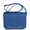 Hermès Hermes Geta Bag Bleu France Chevre Palladium Hardware -Online Bag Store H FBSLG 231227 3 08