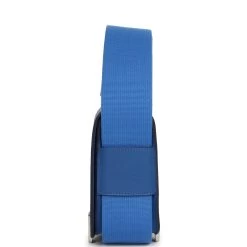 Hermès Hermes Geta Bag Bleu France Chevre Palladium Hardware -Online Bag Store H FBSLG 231227 3 11
