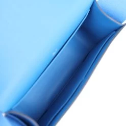 Hermès Hermes Geta Bag Bleu France Chevre Palladium Hardware -Online Bag Store H FBSLG 231227 3 15