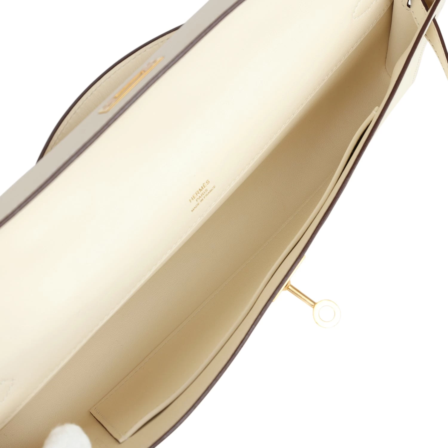 Hermès Hermes Kelly Cut Nata Swift Gold Hardware 10 Hermès Hermes Kelly Cut Nata Swift Gold Hardware - Image 8