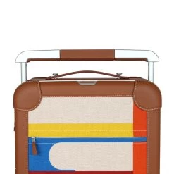 Hermès Hermes R.M.S. Cabine 55 Rolling Suitcase Multicolor Canvas -Online Bag Store H FBSLG 240103 1 SH 12