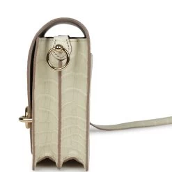 Hermès Hermes Mini Sac Roulis Beton Matte Alligator Permabrass Hardware -Online Bag Store H FBSLG 240104 1 AV 06