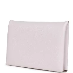 Hermès Hermes Calvi Card Holder Mauve Pale Evercolor Palladium Hardware -Online Bag Store H FBSLG 240112 1 03