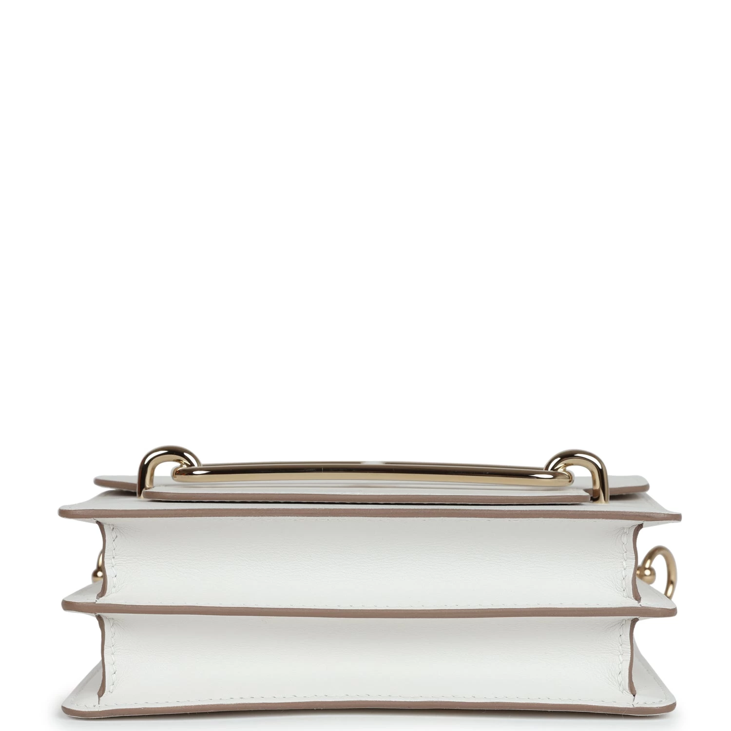 Hermès Hermes Mini Sac Roulis Gris Pale Swift Permabrass Hardware 9 Hermès Hermes Mini Sac Roulis Gris Pale Swift Permabrass Hardware - Image 7