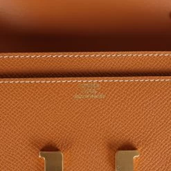 Hermès Hermes Constance To Go Wallet Toffee Epsom Gold Hardware -Online Bag Store H FBSLG 240115 2 07