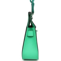 Hermès Hermes Mini Jypsiere Vert Comic Evercolor Palladium Hardware -Online Bag Store H FBSLG 240117 3 MV 04