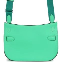 Hermès Hermes Mini Jypsiere Vert Comic Evercolor Palladium Hardware -Online Bag Store H FBSLG 240117 3 MV 05