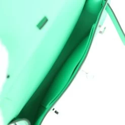 Hermès Hermes Mini Jypsiere Vert Comic Evercolor Palladium Hardware -Online Bag Store H FBSLG 240117 3 MV 09