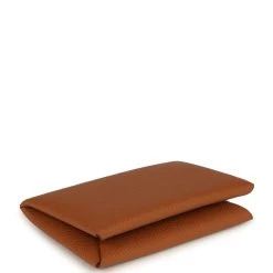 Hermès Hermes Calvi Card Holder Gold Epsom Palladium Hardware -Online Bag Store H FBSLG 240129 1 06
