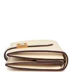 Hermès Hermes Bearn Mini Wallet Nata Chevre Gold Hardware -Online Bag Store H FBSLG 240130 2 BP 05
