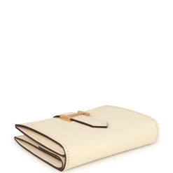 Hermès Hermes Bearn Mini Wallet Nata Chevre Gold Hardware -Online Bag Store H FBSLG 240130 2 BP 06
