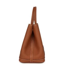 Hermès Hermes Garden Party 30 Gold Negonda Palladium Hardware -Online Bag Store H FBSLG 240130 3 EG 04