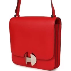 Hermès Hermes 2002-20 Rouge De Coeur Evercolor Palladium Hardware -Online Bag Store H FBSLG 240201 1 SB 03
