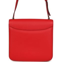 Hermès Hermes 2002-20 Rouge De Coeur Evercolor Palladium Hardware -Online Bag Store H FBSLG 240201 1 SB 05