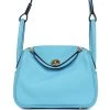 Hermès Hermes Mini Lindy Celeste Swift Gold Hardware -Online Bag Store H FBSLG 240201 3 RY 01