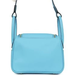 Hermès Hermes Mini Lindy Celeste Swift Gold Hardware -Online Bag Store H FBSLG 240201 3 RY 05