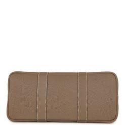Hermès Hermes Garden Party 30 Ecru Toile And Etoupe Negonda Palladium Hardware -Online Bag Store H FBSLG 240201 5 TC 06