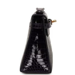 Hermès Hermes Kelly Pochette Amethyst Shiny Alligator Gold Hardware -Online Bag Store H FBSLG 240202 2 04 63e6a11a 178b 463f 964c 15dadf726dcf