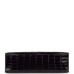 Hermès Hermes Kelly Pochette Amethyst Shiny Alligator Gold Hardware -Online Bag Store H FBSLG 240202 2 06 089cd65a 05f8 4854 b914 57ada30938b7