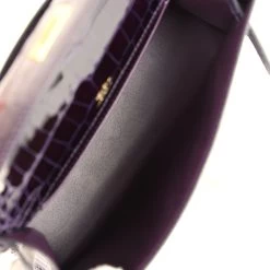 Hermès Hermes Kelly Pochette Amethyst Shiny Alligator Gold Hardware -Online Bag Store H FBSLG 240202 2 08 9c1c7a26 86ac 4019 bfc2 f8b4bbbf7a53