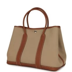 Hermès Hermes Garden Party 36 Trench Canvas & Gold Negonda Palladium Hardware 13 Hermès Hermes Garden Party 36 Trench Canvas & Gold Negonda Palladium Hardware -Online Bag Store H FBSLG 240202 4 TC 03