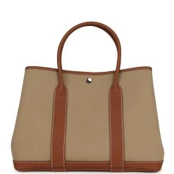 Hermès Hermes Garden Party 36 Trench Canvas & Gold Negonda Palladium Hardware 12 Hermès Hermes Garden Party 36 Trench Canvas & Gold Negonda Palladium Hardware -Online Bag Store H FBSLG 240202 4 TC 05