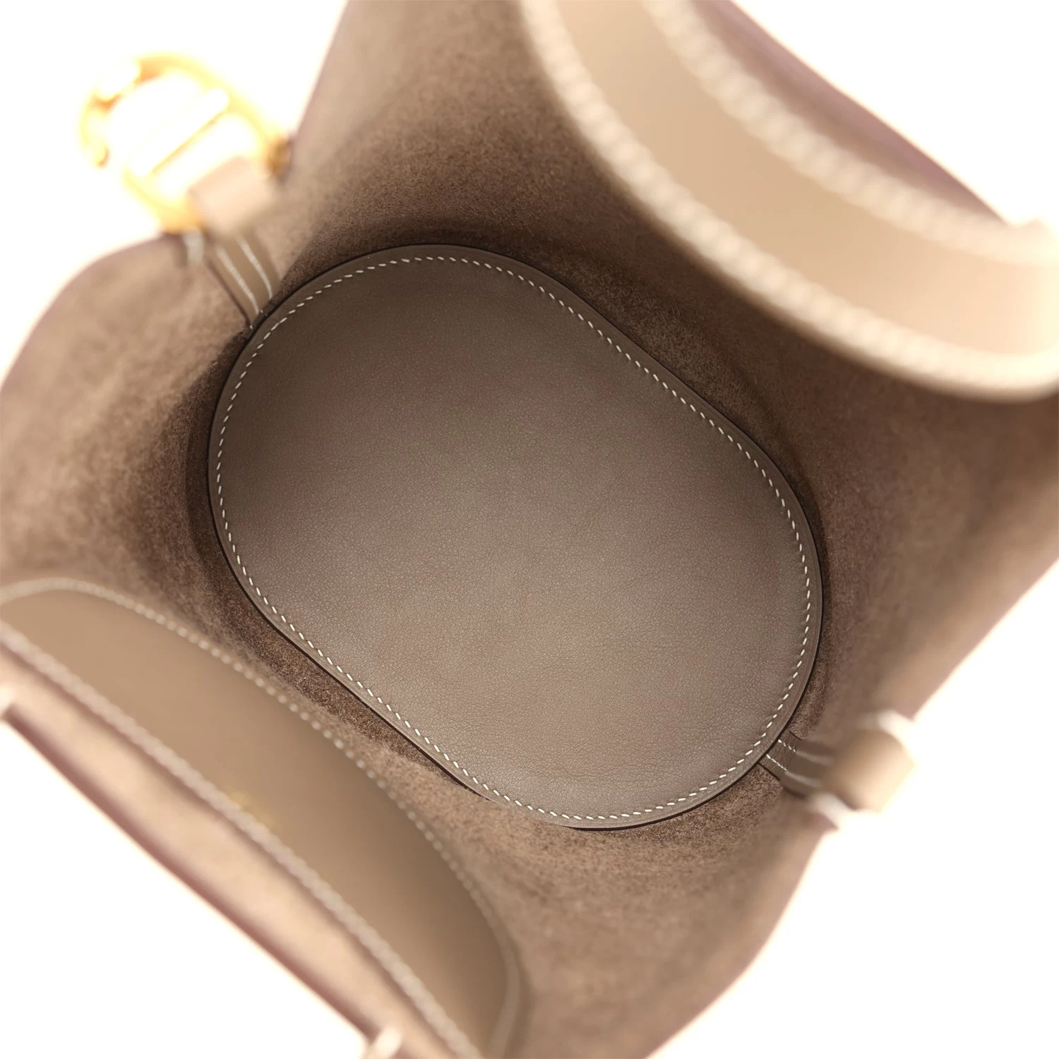 Hermès Hermes In-The-Loop 18 Etoupe Clemence And Swift Gold Hardware 10 Hermès Hermes In-The-Loop 18 Etoupe Clemence And Swift Gold Hardware - Image 8