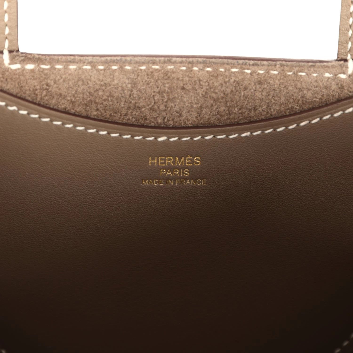Hermès Hermes In-The-Loop 18 Etoupe Clemence And Swift Gold Hardware 11 Hermès Hermes In-The-Loop 18 Etoupe Clemence And Swift Gold Hardware - Image 9
