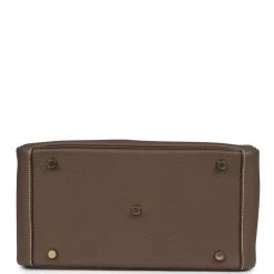 Hermès Hermes Lindy 30 Etoupe Clemence Gold Hardware -Online Bag Store H FBSLG 240206 2 TC 07