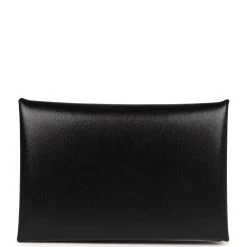 Hermès Hermes Calvi Card Holder Black Box Palladium Hardware