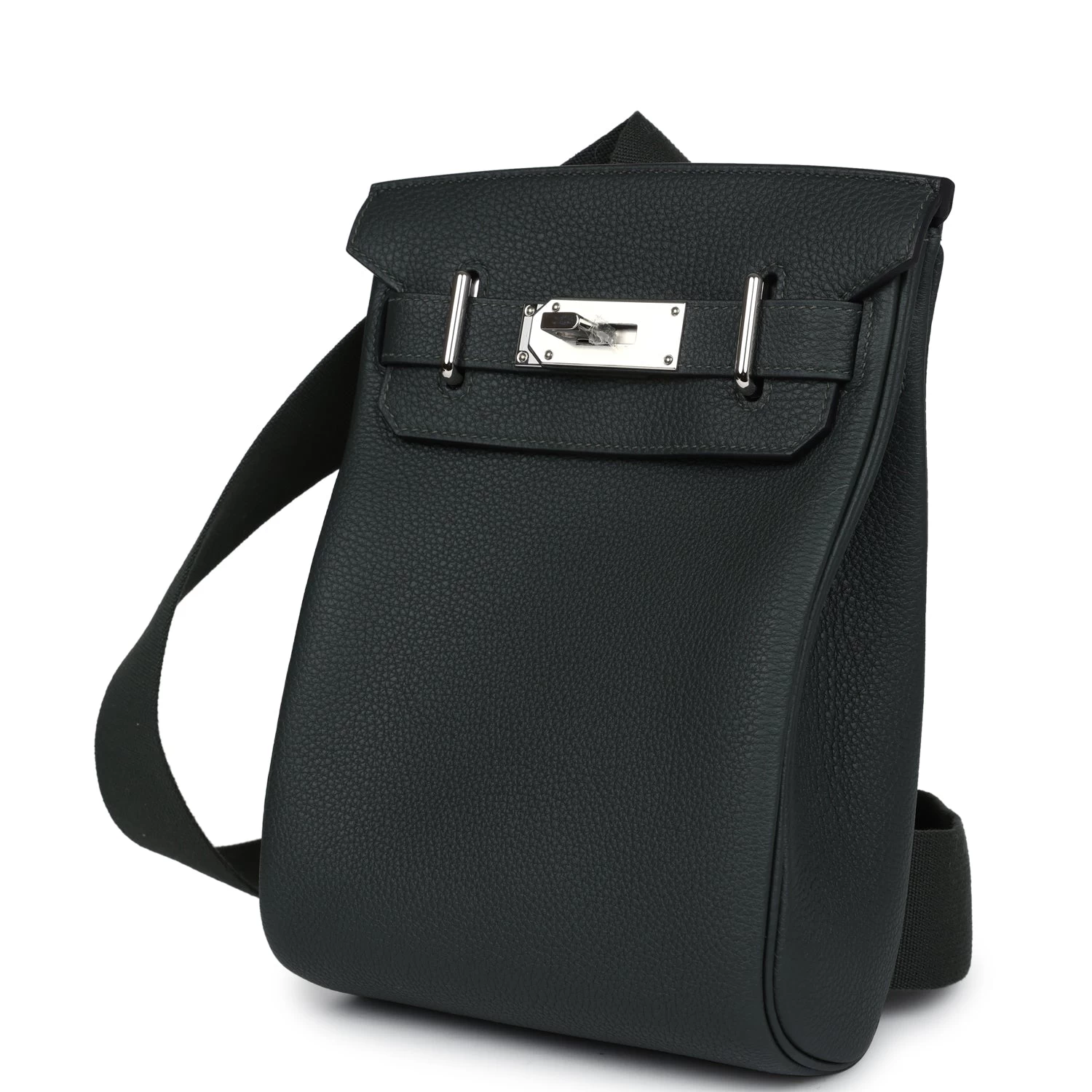 Hermès Hermes Hac A Dos PM Vert Fonce Togo Palladium Hardware 6 Hermès Hermes Hac A Dos PM Vert Fonce Togo Palladium Hardware - Image 4