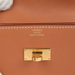 Hermès Hermes Kelly Pocket Slim Wallet Gold Epsom Gold Hardware 18 Hermès Hermes Kelly Pocket Slim Wallet Gold Epsom Gold Hardware -Online Bag Store H FBSLG 240216 3 AD 07