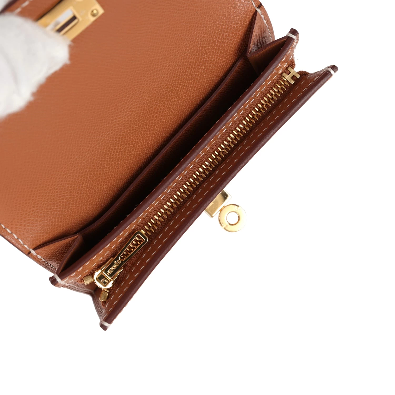 Hermès Hermes Kelly Pocket Slim Wallet Gold Epsom Gold Hardware 10 Hermès Hermes Kelly Pocket Slim Wallet Gold Epsom Gold Hardware - Image 8