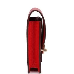 Hermès Hermes Roulis Slim Wallet Rouge De Coeur Chevre Gold Hardware -Online Bag Store H FBSLG 240227 1 JL 04