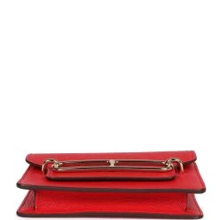 Hermès Hermes Roulis Slim Wallet Rouge De Coeur Chevre Gold Hardware -Online Bag Store H FBSLG 240227 1 JL 06