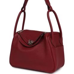 Hermès Hermes Lindy 26 Rubis Clemence Palladium Hardware -Online Bag Store H FBSLG 240229 2 RH 03