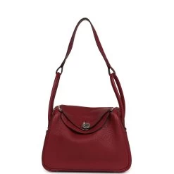 Hermès Hermes Lindy 26 Rubis Clemence Palladium Hardware -Online Bag Store H FBSLG 240229 2 RH 06