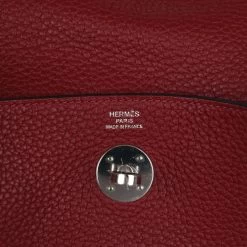 Hermès Hermes Lindy 26 Rubis Clemence Palladium Hardware -Online Bag Store H FBSLG 240229 2 RH 07