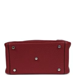 Hermès Hermes Lindy 26 Rubis Clemence Palladium Hardware -Online Bag Store H FBSLG 240229 2 RH 08