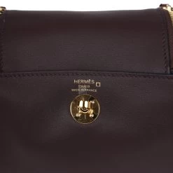 Hermès Hermes Mini Lindy Rouge Sellier Swift And Matte Alligator Touch Gold Hardware -Online Bag Store H FBSLG 240305 1 YL 08