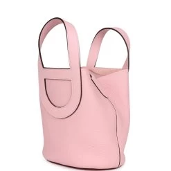 Hermès Hermes In-The-Loop 18 Rose Sakura Clemence And Swift Palladium Hardware -Online Bag Store H FBSLG 240306 1 05