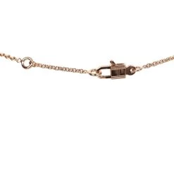Hermès Hermes Amulettes Constance Pendant Necklace 18K Rose Gold & Diamonds Rose Gold Hardware -Online Bag Store H FJ 240111 1 AF 061