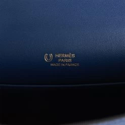 Hermès Hermes Special Order (HSS) Kelly Sellier 20 Casaque Sesame And Bleu Saphir Epsom Gold Hardware -Online Bag Store H K 011823 3 07