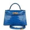 Hermès Hermes Kelly Sellier 20 Bleu Zellige Shiny Alligator Gold Hardware 1 Hermès Hermes Kelly Sellier 20 Bleu Zellige Shiny Alligator Gold Hardware -Online Bag Store H K 102722 1 01