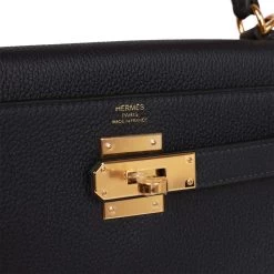 Hermès Hermes Kelly Retourne 28 Caban Togo Gold Hardware -Online Bag Store H K 230509 2 08
