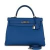 Hermès Hermes Kelly Retourne 32 Bleu France Togo Palladium Hardware -Online Bag Store H K 230512 1 01