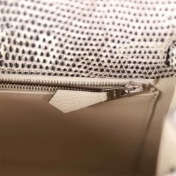 Hermès Hermes Kelly Sellier 25 Ombre Varanus Salvator Lizard Palladium Hardware 19 Hermès Hermes Kelly Sellier 25 Ombre Varanus Salvator Lizard Palladium Hardware -Online Bag Store H K 230519 1 PK 09