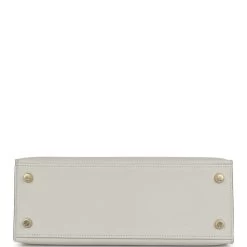 Hermès Hermes Special Order (HSS) Kelly Sellier 25 Gris Perle And Nata Chevre Brushed Gold Hardware 16 Hermès Hermes Special Order (HSS) Kelly Sellier 25 Gris Perle And Nata Chevre Brushed Gold Hardware -Online Bag Store H K 230524 1 06