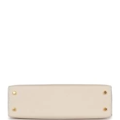 Hermès Hermes Special Order (HSS) Kelly Sellier 20 Craie And Black Epsom Gold Hardware 15 Hermès Hermes Special Order (HSS) Kelly Sellier 20 Craie And Black Epsom Gold Hardware -Online Bag Store H K 230620 1 06