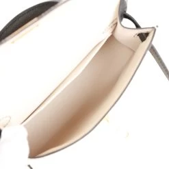 Hermès Hermes Special Order (HSS) Kelly Sellier 20 Craie And Black Epsom Gold Hardware 17 Hermès Hermes Special Order (HSS) Kelly Sellier 20 Craie And Black Epsom Gold Hardware -Online Bag Store H K 230620 1 08